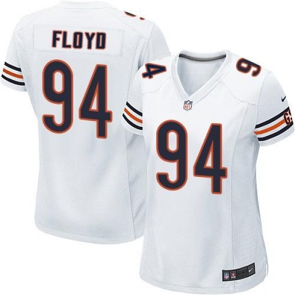 Women's Bears #94 Leonard Floyd White Stitched NFL Elite Jersey