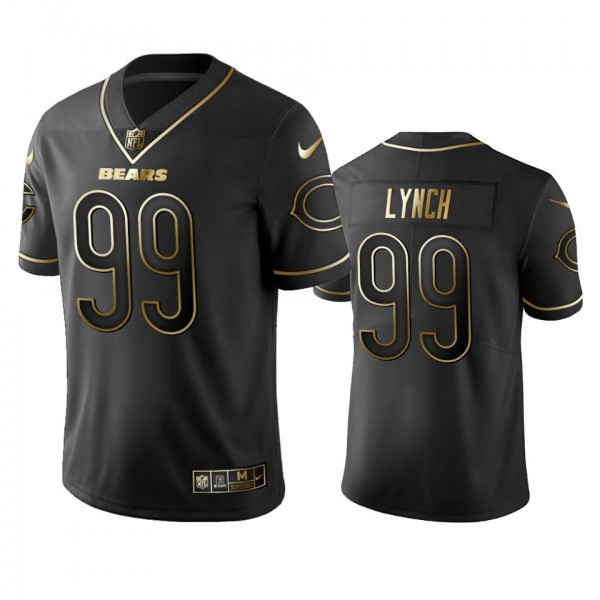 Nike Bears #99 Aaron Lynch Black Golden Limited Edition Stitched NFL Jersey