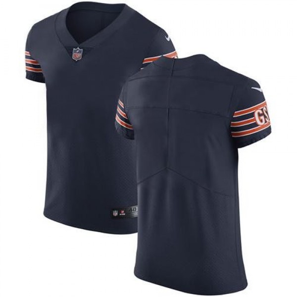 Nike Bears Blank Navy Blue Team Color Men's Stitched NFL Vapor Untouchable Elite Jersey