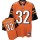 Bengals #32 Cedric Benson Orange Stitched NFL Jersey