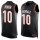Nike Bengals #10 Kevin Huber Black Team Color Men's Stitched NFL Limited Tank Top Jersey