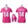 Women's Bengals #14 Andy Dalton Pink Draft Him Name Number Top Stitched NFL Elite Jersey