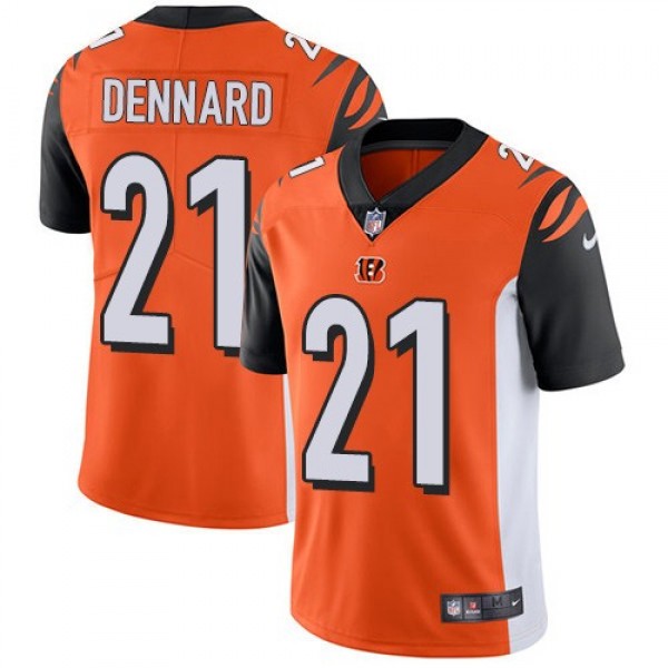 Nike Bengals #21 Darqueze Dennard Orange Alternate Men's Stitched NFL Vapor Untouchable Limited Jersey