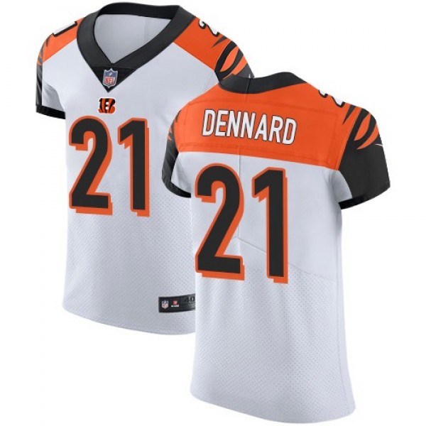Nike Bengals #21 Darqueze Dennard White Men's Stitched NFL Vapor Untouchable Elite Jersey
