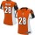 Women's Bengals #28 Joe Mixon Orange Alternate Stitched NFL Elite Jersey