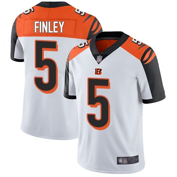 Nike Bengals #5 Ryan Finley White Men's Stitched NFL Vapor Untouchable Limited Jersey