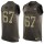 Nike Bengals #67 John Miller Green Men's Stitched NFL Limited Salute To Service Tank Top Jersey