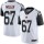 Nike Bengals #67 John Miller White Men's Stitched NFL Limited Rush Jersey