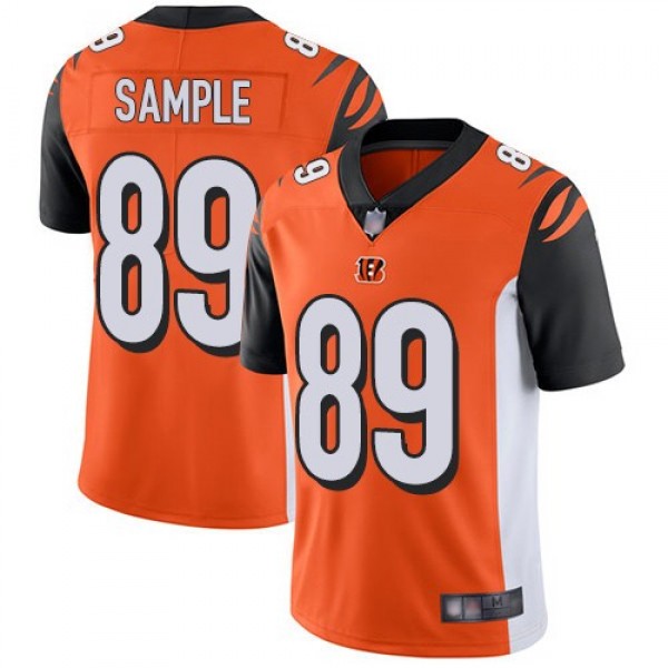 Nike Bengals #89 Drew Sample Orange Alternate Men's Stitched NFL Vapor Untouchable Limited Jersey