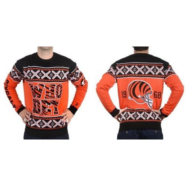 Nike Bengals Men's Ugly Sweater