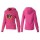Women's Cincinnati Bengals Logo Pullover Hoodie Pink Jersey