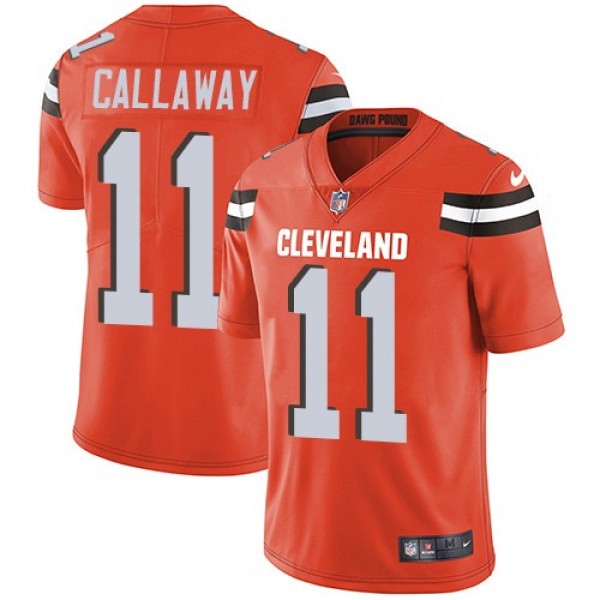 Nike Browns #11 Antonio Callaway Orange Alternate Men's Stitched NFL Vapor Untouchable Limited Jersey