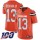 Nike Browns #13 Odell Beckham Jr Orange Alternate Men's Stitched NFL 100th Season Vapor Limited Jersey