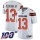 Nike Browns #13 Odell Beckham Jr White Men's Stitched NFL 100th Season Vapor Limited Jersey