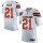 Nike Browns #21 Denzel Ward White Men's Stitched NFL Elite Jersey