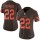Women's Browns #22 Jabrill Peppers Brown Stitched NFL Limited Rush Jersey