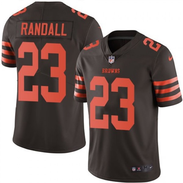 Nike Browns #23 Damarious Randall Brown Men's Stitched NFL Limited Rush Jersey