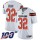 Nike Browns #32 Jim Brown White Men's Stitched NFL 100th Season Vapor Limited Jersey