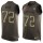 Nike Browns #72 Eric Kush Green Men's Stitched NFL Limited Salute To Service Tank Top Jersey