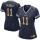 Women's Cowboys #11 Cole Beasley Navy Blue Team Color Stitched NFL Elite Gold Jersey