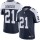 Nike Cowboys #21 Deion Sanders Navy Blue Thanksgiving Men's Stitched NFL Vapor Untouchable Limited Throwback Jersey