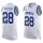 Nike Cowboys #28 Darren Woodson White Men's Stitched NFL Limited Tank Top Jersey