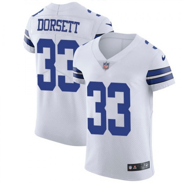 Nike Cowboys #33 Tony Dorsett White Men's Stitched NFL Vapor Untouchable Elite Jersey