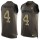 Nike Cowboys #4 Dak Prescott Green Men's Stitched NFL Limited Salute To Service Tank Top Jersey