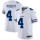 Nike Cowboys #4 Dak Prescott White Men's Stitched NFL Limited Team Logo Fashion Jersey