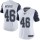 Women's Cowboys #46 Alfred Morris White Stitched NFL Limited Rush Jersey