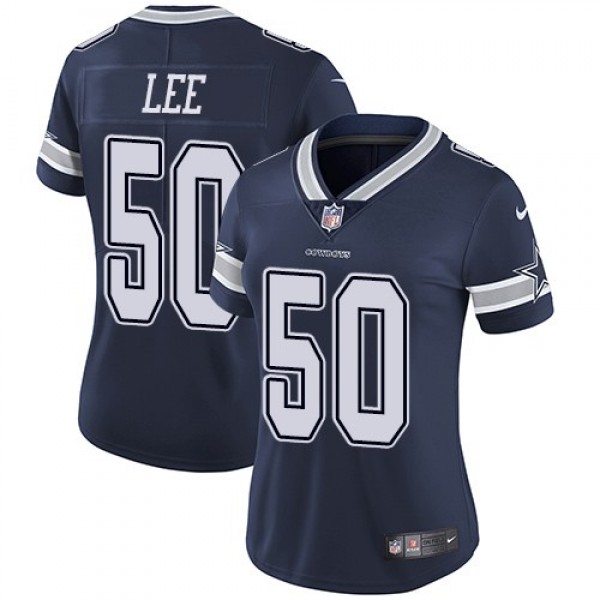 Women's Cowboys #50 Sean Lee Navy Blue Team Color Stitched NFL Vapor Untouchable Limited Jersey