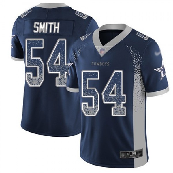 Nike Cowboys #54 Jaylon Smith Navy Blue Team Color Men's Stitched NFL Limited Rush Drift Fashion Jersey