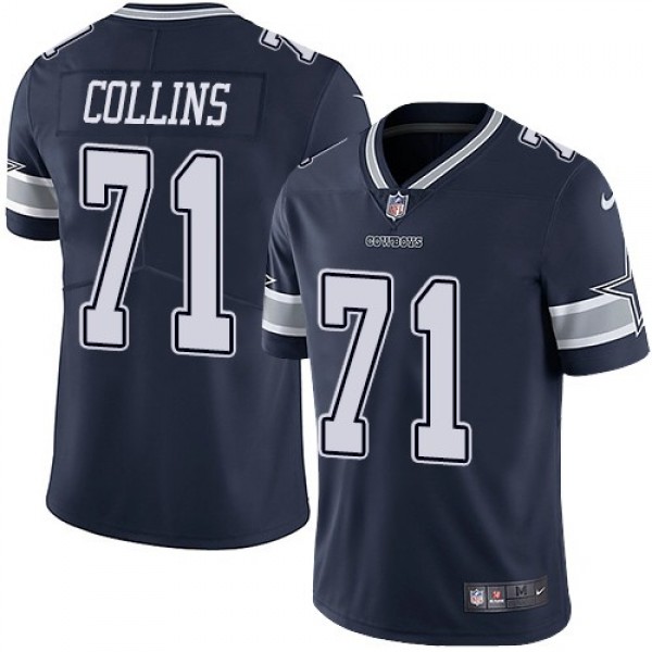 Nike Cowboys #71 La'el Collins Navy Blue Team Color Men's Stitched NFL Vapor Untouchable Limited Jersey