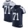 Nike Cowboys #71 La'el Collins Navy Blue Thanksgiving Men's Stitched NFL Vapor Untouchable Throwback Elite Jersey