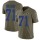 Nike Cowboys #71 La'el Collins Olive Men's Stitched NFL Limited 2017 Salute To Service Jersey