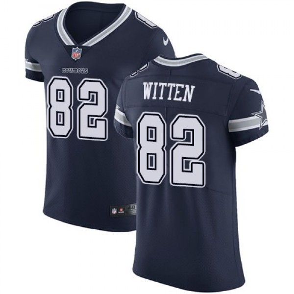 Nike Cowboys #82 Jason Witten Navy Blue Team Color Men's Stitched NFL Vapor Untouchable Elite Jersey