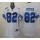 Women's Cowboys #82 Jason Witten White With C Patch Stitched NFL Elite Jersey