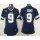 Women's Cowboys #9 Tony Romo Navy Blue Team Color With C Patch Stitched NFL Elite Jersey