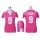 Women's Cowboys #9 Tony Romo Pink Draft Him Name Number Top Stitched NFL Elite Jersey