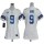 Women's Cowboys #9 Tony Romo White With C Patch Stitched NFL Elite Jersey