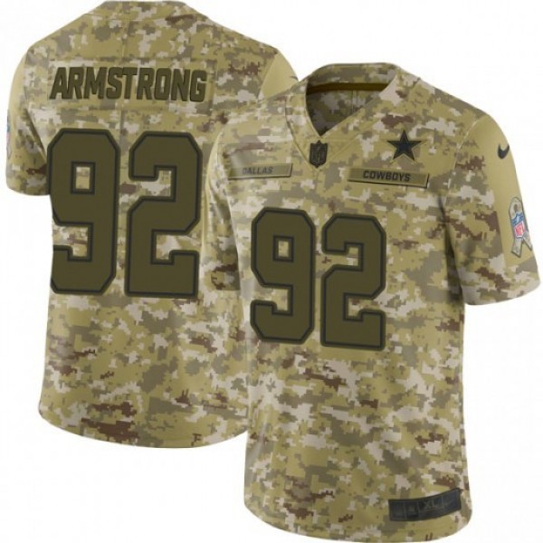 Nike Cowboys #92 Dorance Armstrong Camo Men's Stitched NFL Limited 2018 Salute To Service Jersey