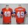 Mitchel and Ness Broncos #49 Dennis Smith Orange With 75 Anniversary Patch Stitched Throwback NFL Jersey