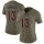 Women's Broncos #13 Trevor Siemian Olive Stitched NFL Limited 2017 Salute to Service Jersey