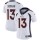 Women's Broncos #13 Trevor Siemian White Stitched NFL Vapor Untouchable Limited Jersey