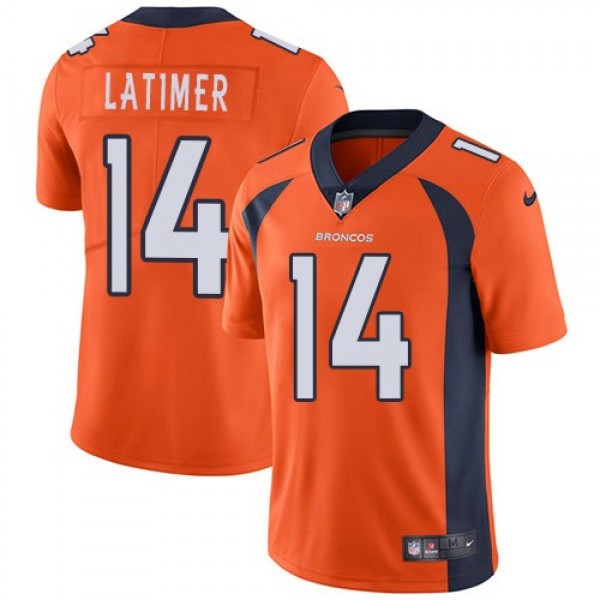 Nike Broncos #14 Cody Latimer Orange Team Color Men's Stitched NFL Vapor Untouchable Limited Jersey