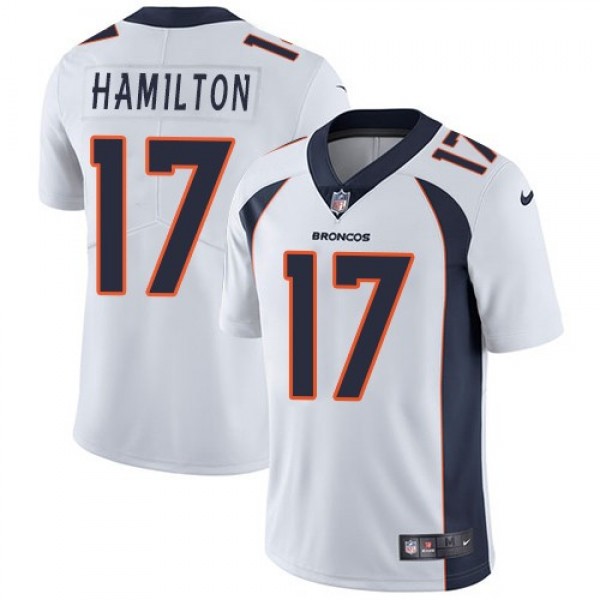 Nike Broncos #17 DaeSean Hamilton White Men's Stitched NFL Vapor Untouchable Limited Jersey