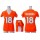 Women's Broncos #18 Peyton Manning Orange Team Color Draft Him Name Number Top Stitched NFL Elite Jersey