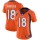 Women's Broncos #18 Peyton Manning Orange Team Color Stitched NFL Vapor Untouchable Limited Jersey
