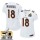 Women's Broncos #18 Peyton Manning White Super Bowl 50 Stitched NFL Game Event Jersey