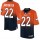 Nike Broncos #22 C.J. Anderson Orange/Navy Blue Men's Stitched NFL Elite Fadeaway Fashion Jersey